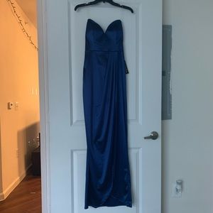 Long Strapless Dress